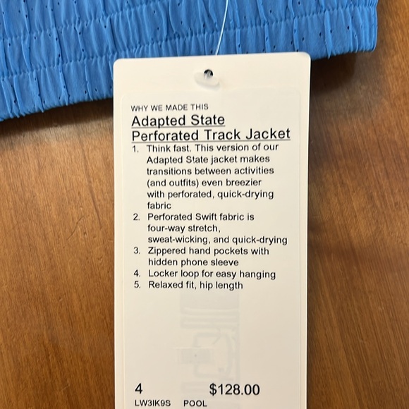 Adapted State Perforated Track Jacket - Picture 2 of 3